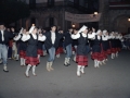Dantzaris bailando el día de la tamborrada