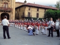 Barriles de la tamborrada infantil, en la plaza de los Fueros