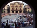 Tamborrada infantil en la plaza de los Fueros