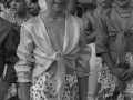 Niña vestida de cubana el día de la fiesta