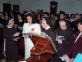 Toma de hábito de Idoia Moyua en Santa Ana