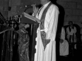 El párroco Madinabeitia durante el sermón