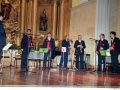 Concierto de txistularis en el convento-auditorium de Santa Ana