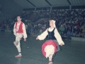 Dantzaris bailando en las finales del torneo de San Miguel