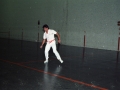 Instante de un partido del torneo San Miguel de pelota vasca