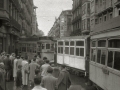 TRANVIAS NUMEROS 104 Y 29 ACCIDENTADOS EN SAN SEBASTIAN, ESTANDO EL NUMERO 104 EN LA CALLE SAN MARTIN. (Foto 3/4)