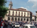 Actos de traslado de la imagen de San Miguel de Aozaraza en la plaza de los Fueros