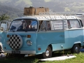 La mítica furgoneta Volkswagen hippie.