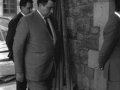 Juan María Araluce, presidente de la Diputación de Gipuzkoa, visitando las obras