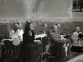 VISITA DE FRANCISCO FRANCO Y SU ESPOSA, CARMEN POLO, EN UN ACTO RELIGIOSO EN LA IGLESIA DE SANTA MARIA. (Foto 1/6)