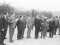 Manuel Fraga junto a Manuel Valencia Remón, el alcalde Reyes Korkostegi y otras autoridades en Oñati