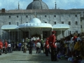 Santuario de Loiola durante la visita del Papa