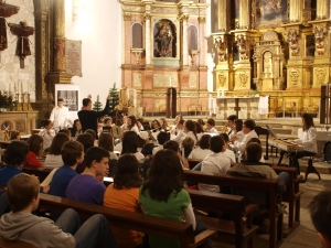 Musika eskolako bandaren emanaldia