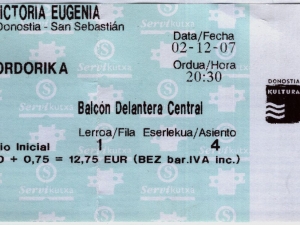 Ruper Ordorikaren kontzertu sarrera.