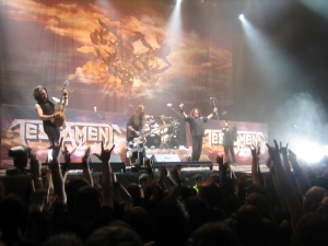 Testament PriestFeast kontzertuan.
