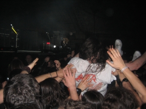 Mosh Megadeth kontzertuan.