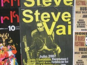 Steve Vairen kontzertuko kartela