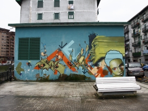 Graffitia Arana kalean.