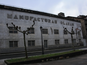 Olaran lantegia.