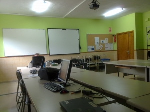 Tolosaldea Institutuko gela bat.