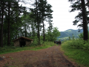 Larunbateko Mundumira mendi martxa.