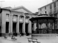 "Zarauz. La Casa Consistorial y el kiosco en la Plaza de Zarauz"