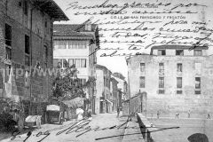 San Frantzisko kalea eta pilotalekua / Calle San Francisco y frontón (1905)