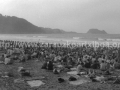 Surf txapelketako ikusleak/ Espectadores del campeonato de surf (1990)