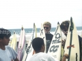 Surf txapelketako partehartzaileak / Participantes del campeonato de surf (1990)