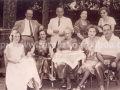 Bedaña Markesen eta San Luis kondesan lagun-taldea / El grupo de amigos de los marqueses de Bedaña y la condesa de San Luis (Hotel Alameda, 1953)