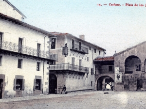 "Cestona. Plaza de los Jueros (sic)"